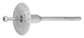 R-TFIX-8S-...-X Вкручиваемый фасадный дюбель с оцинкованным гвоздём